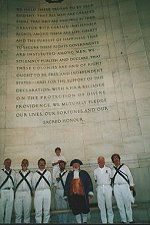 Some of SAMM at the Jefferson memorial