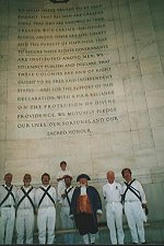 Some of SAMM at the Jefferson memorial